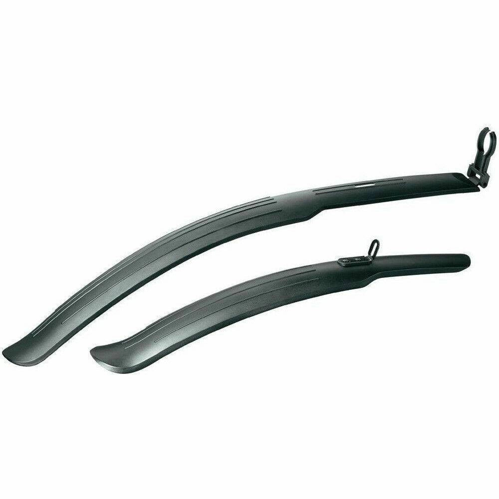 Trade Shop - Parafango Per Bici Bicicletta Set 2 Pezzi Paraspruzzi Mtb Anteriore E Posteriore -