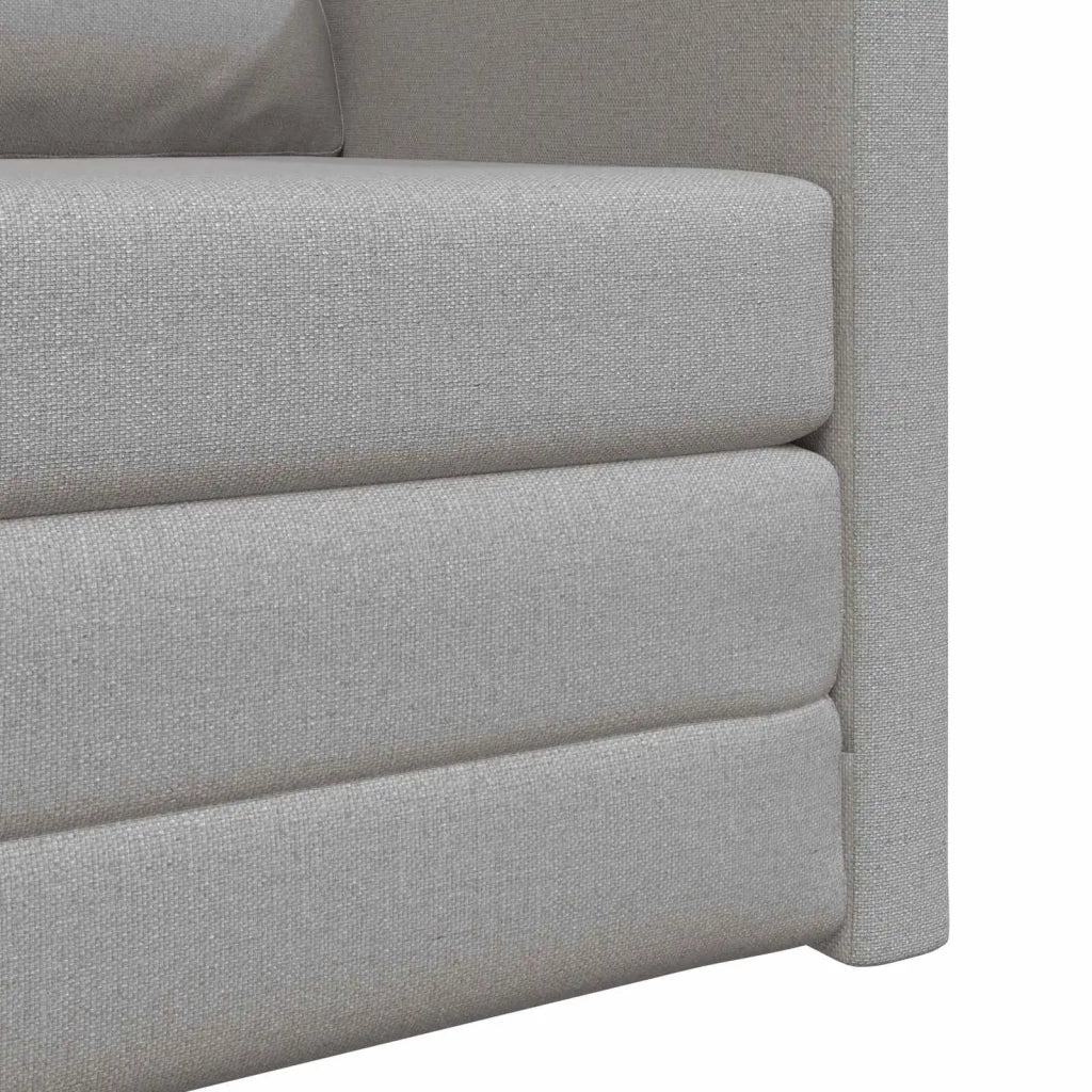 Divano letto Grigio Nuvola 74 x 77 x 81 cm Tessuto 4106630