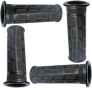 Manubrio in gomma per bicicletta - 4 pezzi - Manubrio ergonomico - Adatto per bicicletta/seggiolino/velocipede - Eccellente assorbimento di vibrazioni - Nero PVC 124x40 mm - Manubri per bicicletta