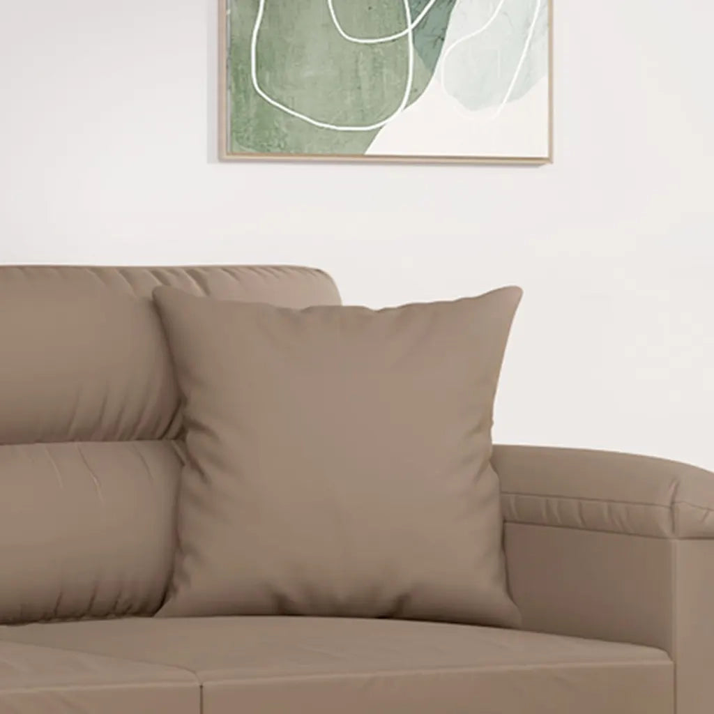 Cuscini Decorativi 2 pz Tortora 40x40 cm in Tessuto Microfibra CFW8093886