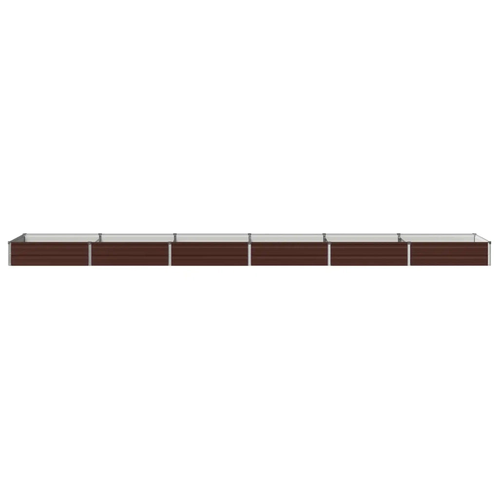 Letto rialzato da giardino Marrone 480 x 80 x 24 cm 8006520