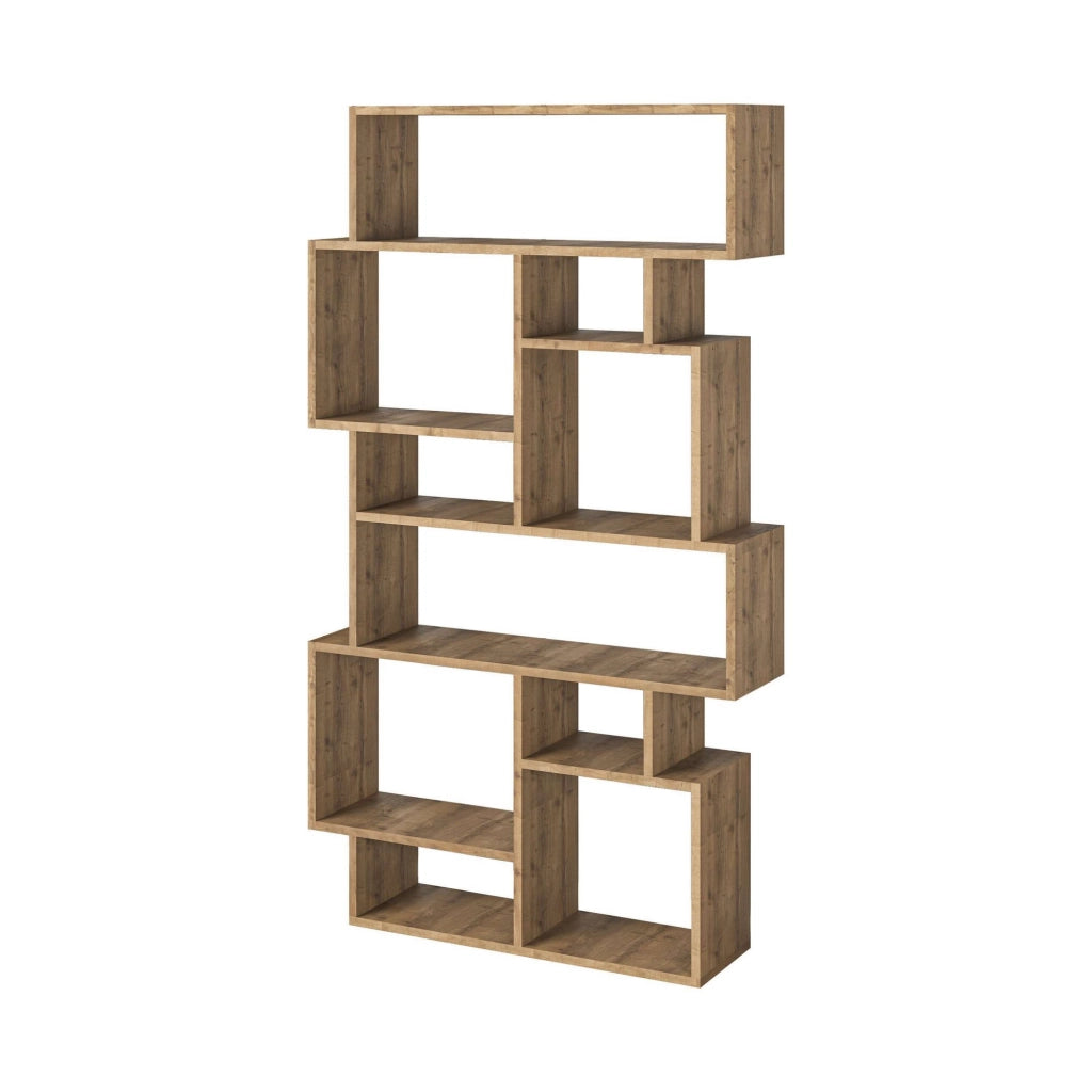 Libreria in legno "Karmato" - 96 x 25 x 168 cm - Marrone