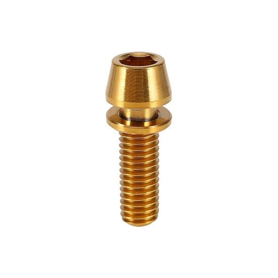 Bouti in Titanio M5x16 - 6 Pezzi - Leggeri - Resistenti all'Usura - Resistenti alle Corrosioni - Per Cicli/Motori - Progetto Sostenibile - Boutoni per Cicli