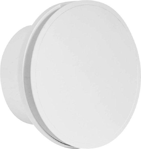 Ventilatore per bagno 100mm di diametro con fronte rotondo bianco per cucina e bagno - ventilatore per parete
