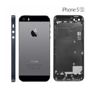 Trade Shop - Scocca Panello Posteriore Nero Back Cover Tasti Tasto Volume Slot Sim Iphone 5s -