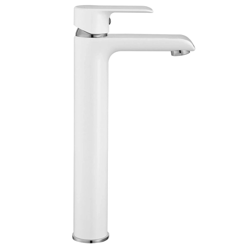 Rubinetto Da Lavabo Rea Bloom White Chrom High