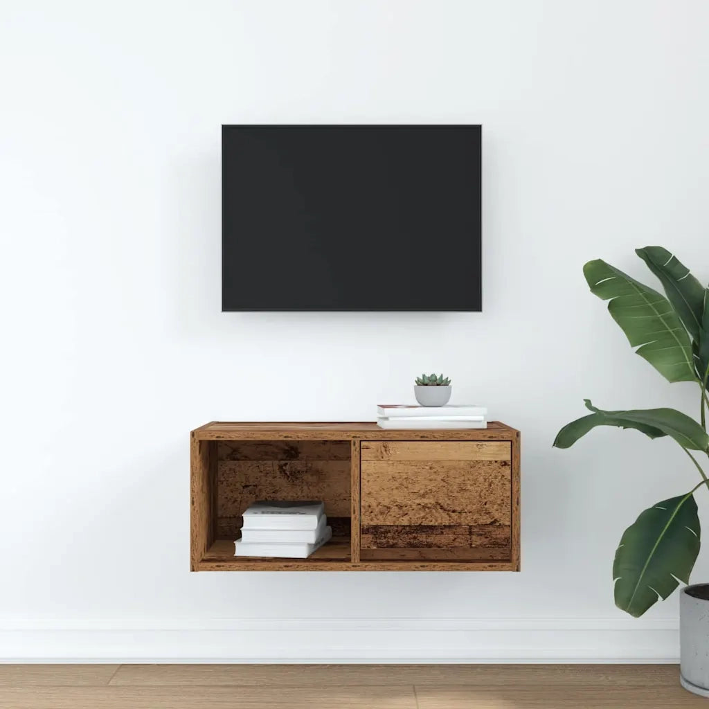Mobile Porta TV Legno Antico 60x31x25,5 cm Legno Multistrato 861450