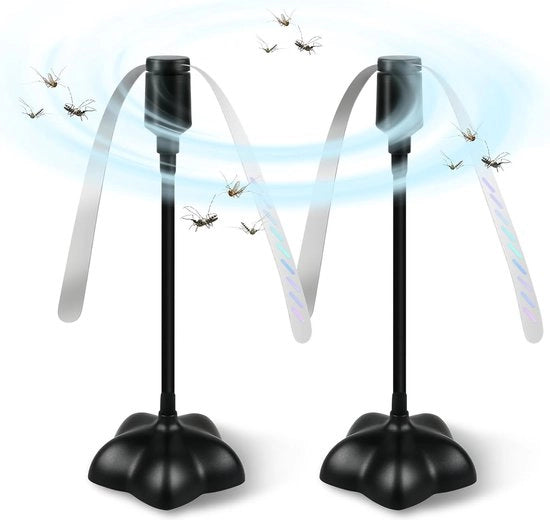 Difensore insetti - Tavolo - 2 pezzi - Protezione insetti - Ventilatore