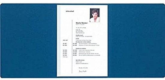Applicatiemap elegante 3-delig con chiusura a vite, capacità 30 fogli di carta manilla, peso 400 g, formato DIN A4, dimensioni 21 x 29,7 cm