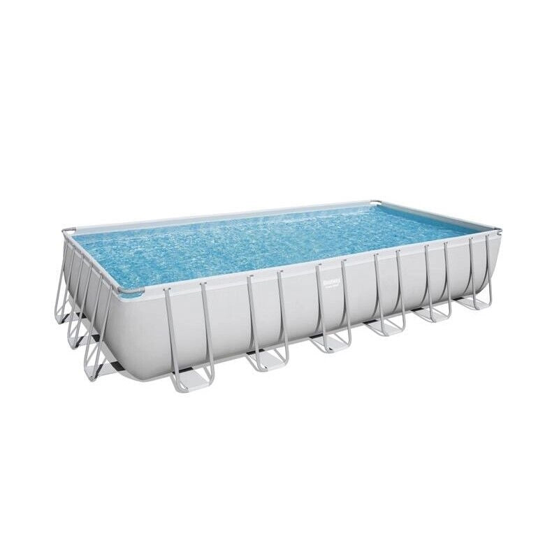 PISCINA POWER STEEL FRAME RETTANGOLARE 732X366X132, CAPACITÀ 30.045 LT.