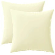 Federa 2 pcs HEERLEN Crema 50 x 50 cm Poliestere 910993
