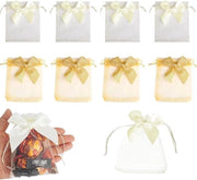 Confezioni di Organza per Gioielli - Adatte per San Valentino, Matrimonio, Compleanno - Dimensioni Piccole (9 x 12 cm)