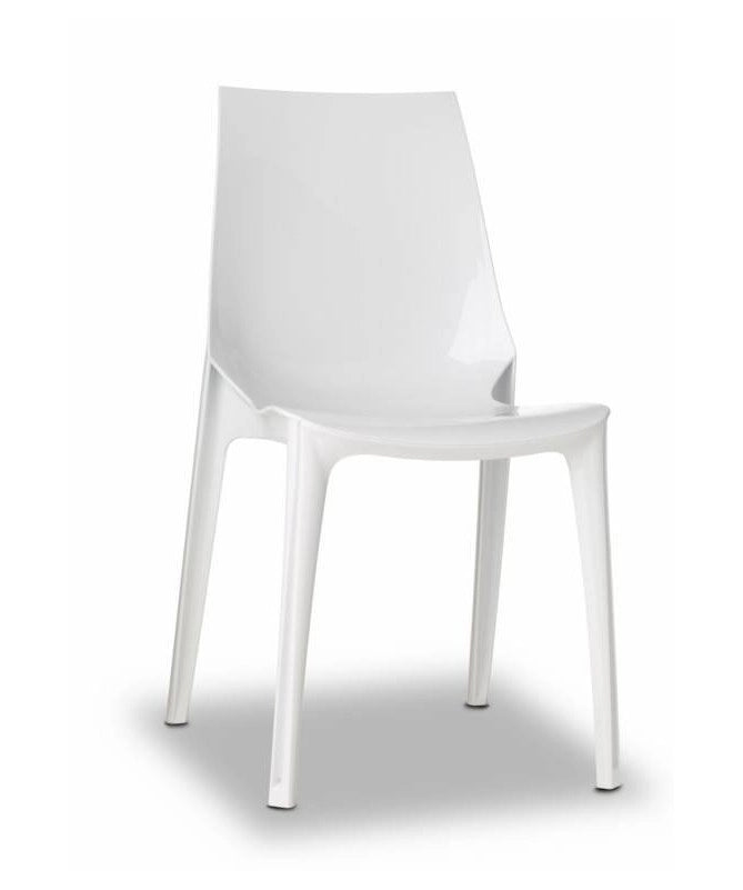 Sedia Vanity Chair set da 4 policarbonato Made in Italy SCAB DESIGN - Bianco 310
