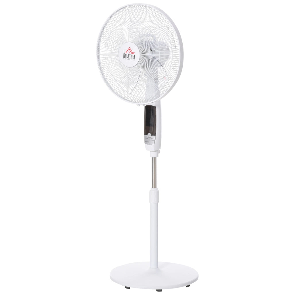 Ventilatore da terra ¨C zephmum ¨C 45x42x118-138 cm, bianco