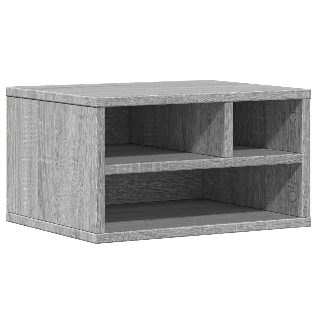 Supporto Stampante Grigio Sonoma 40x32x22,5cm Legno Multistrato CFW8083646