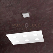 AREA SOSPENSIONE 6+2 LUCI BIEMISSIONE BIANCO 1127-S6 R+2-BI