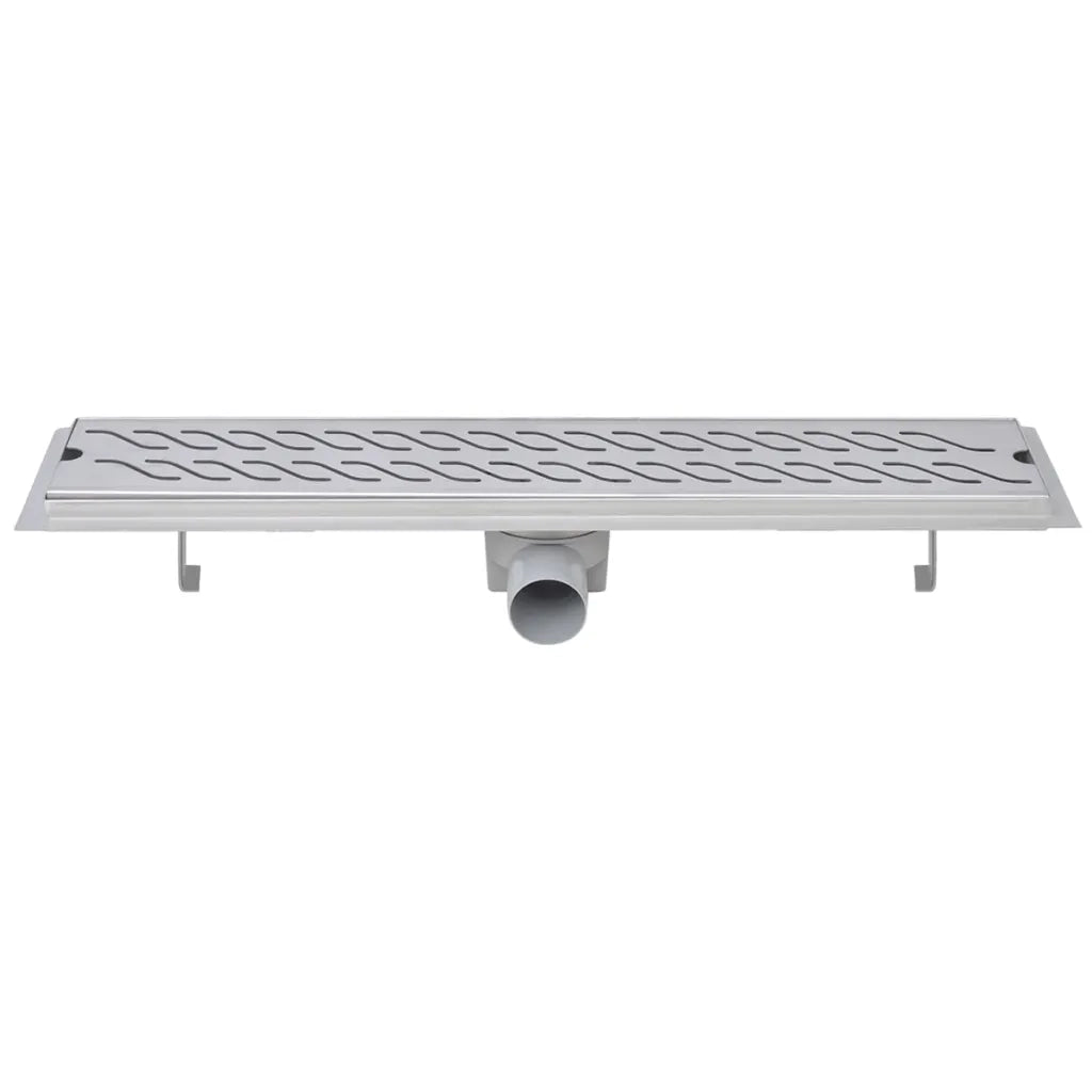 Canaletta di Drenaggio Lineare Doccia 630x140 mm Acciaio Inox 142184