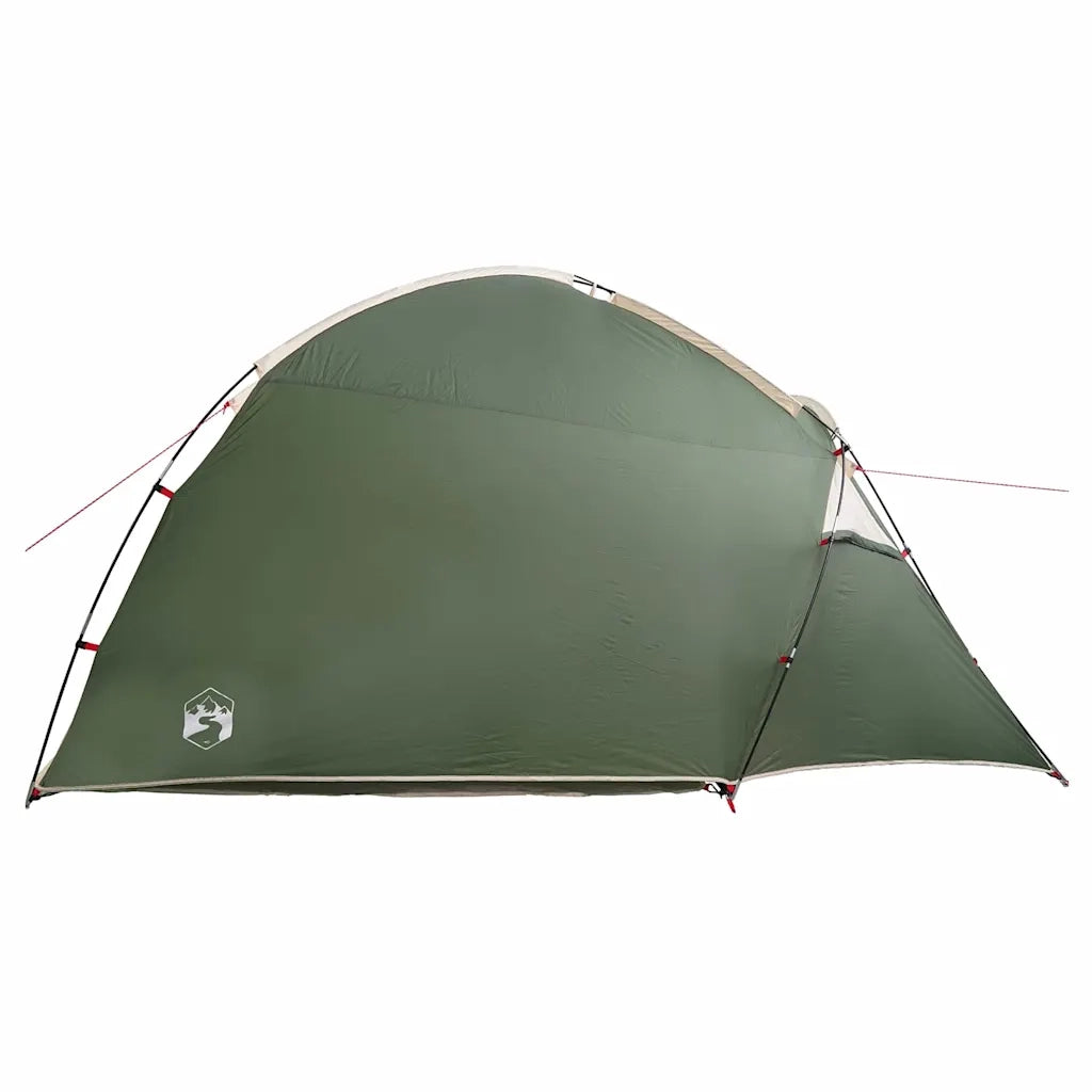 Tenda Capanna con tetto-Tenda da campeggio Verde 370 x 230 x 185 cm taffet¨¤