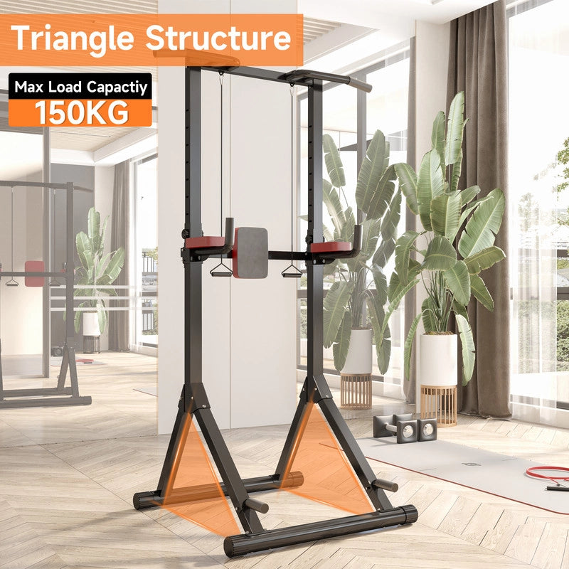 Sedia romana regolabile, barra per trazioni da esterno  su supporto 99 x 112 x 145-240 cm, capacità 150 kg
