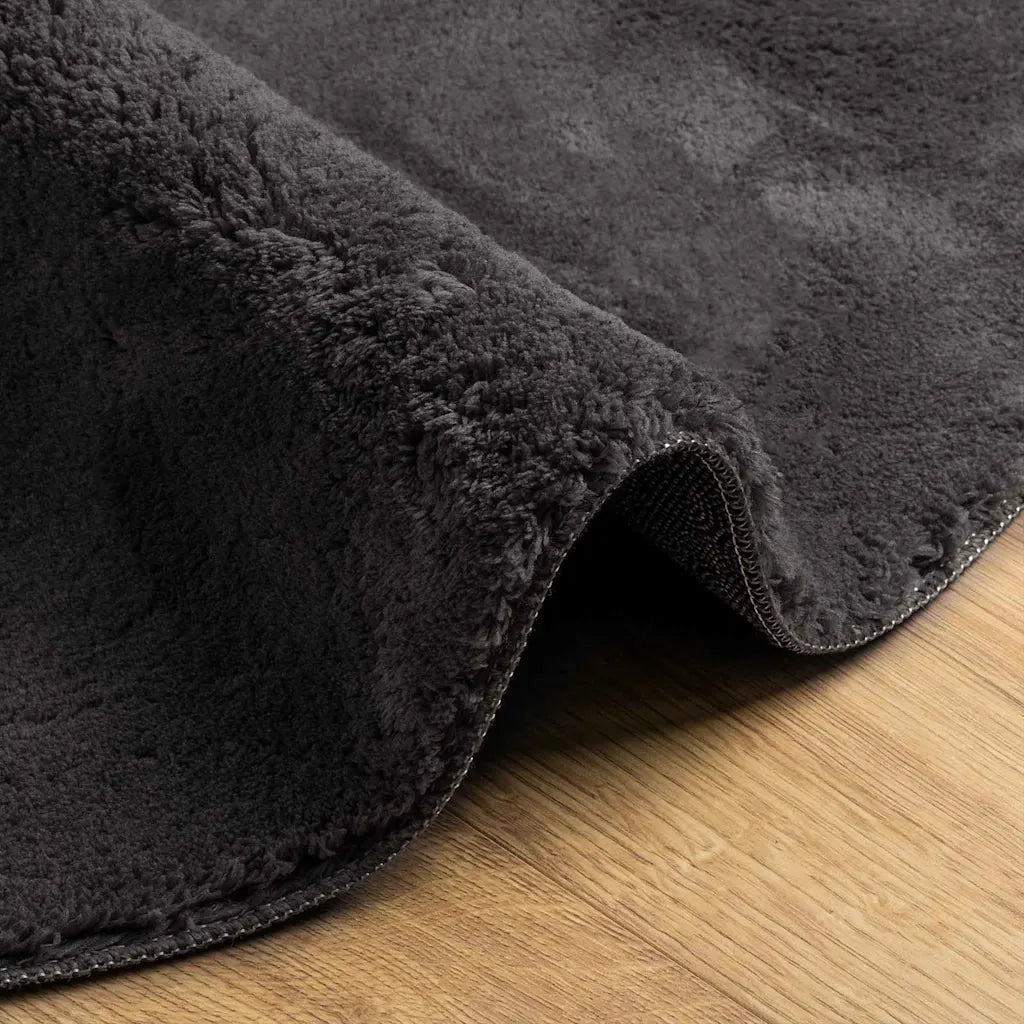 Tappeti per area HUARTE Antracite 80 x 150 cm Poliestere 4103705