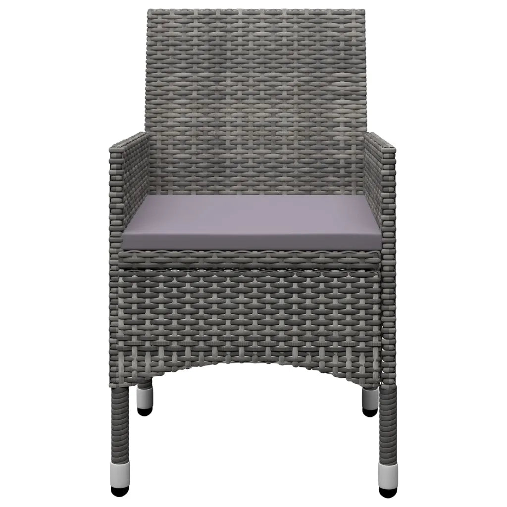 Set Mobili da Pranzo per Giardino 5 pz Grigio cod mxl 69139