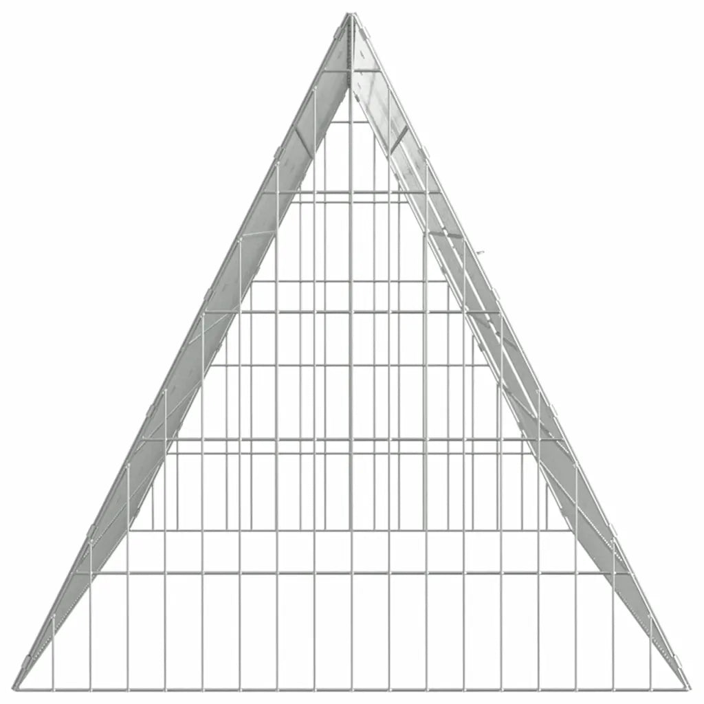 Gabbia per polli Argento 215 x 55 x 55 cm Acciaio zincato