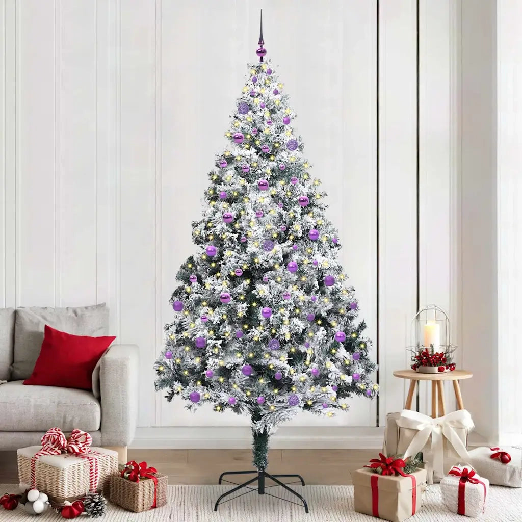Albero di Natale artificiale con 300 LED Bianco 240 cm 3396986