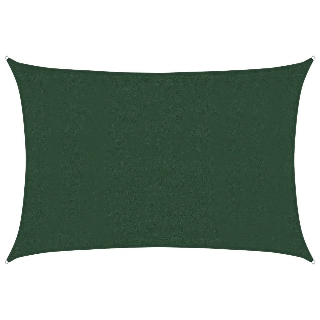 Vela Parasole 160 g/m² Verde Scuro 3,5x5 m in HDPE 311462