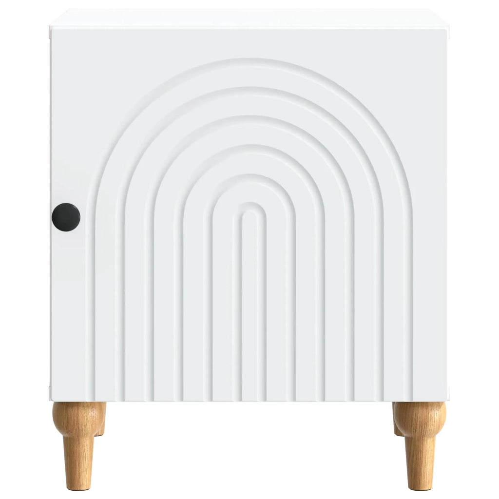 Set di 2 Comodini | Armadio da Notte | Mobiletto da notte Bianco 43 x 34,5 x 50 cm