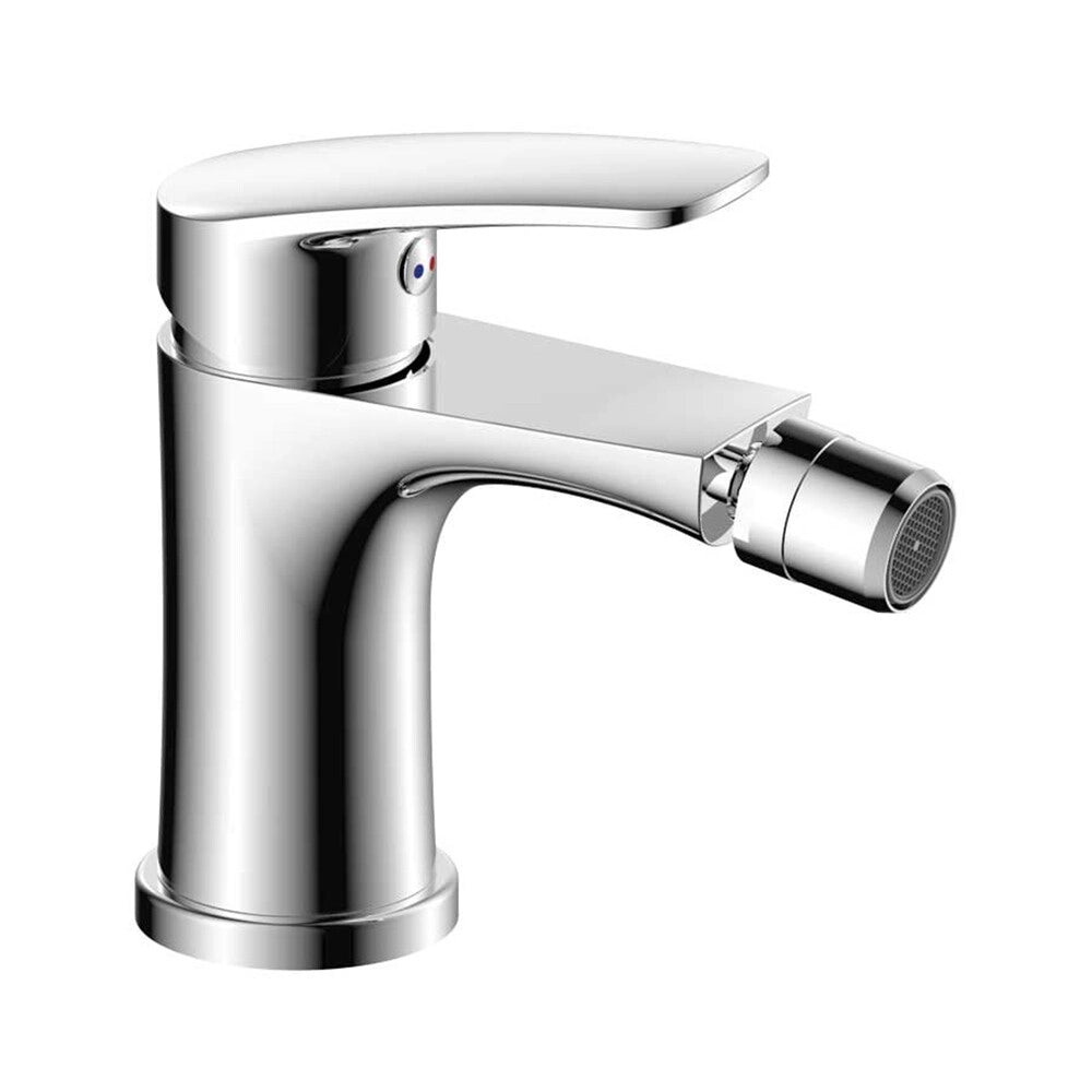 Set miscelatore lavabo e bidet cromato e piletta Tiny
