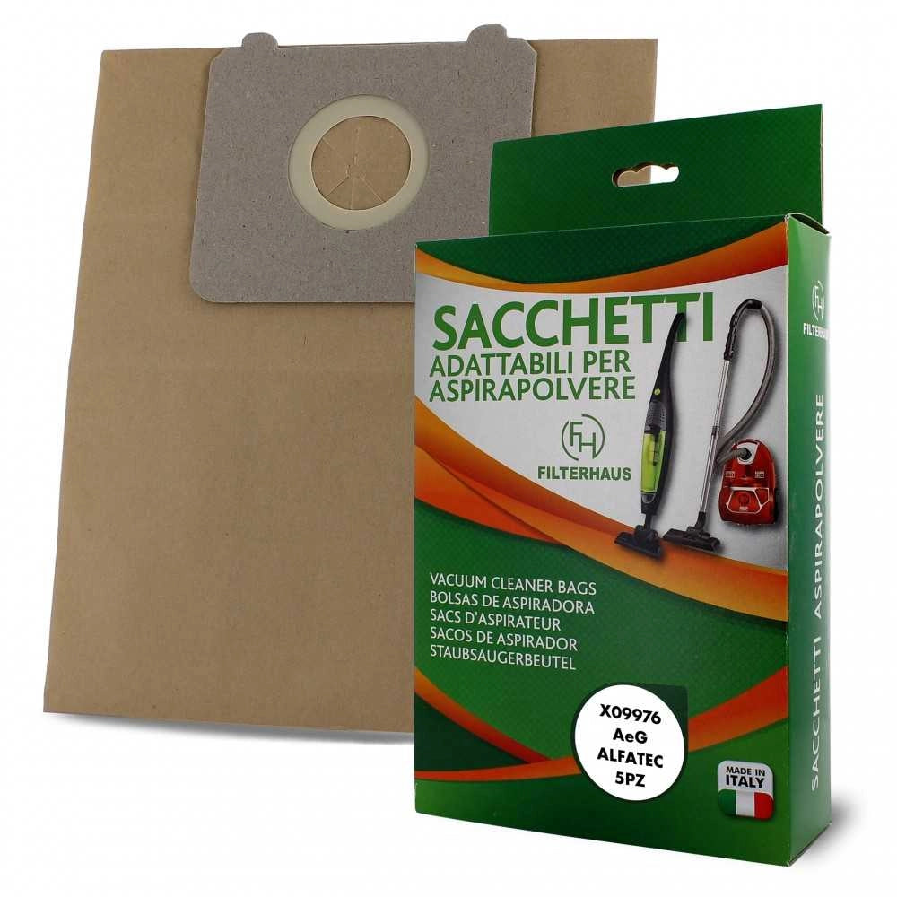 5PZ SACCHETTI ASPIRAPOLVERE AEG Vampyrino Car&Clean Vampyrino S Electronic Vampy - Electrolux Rex Aeg Zoppas