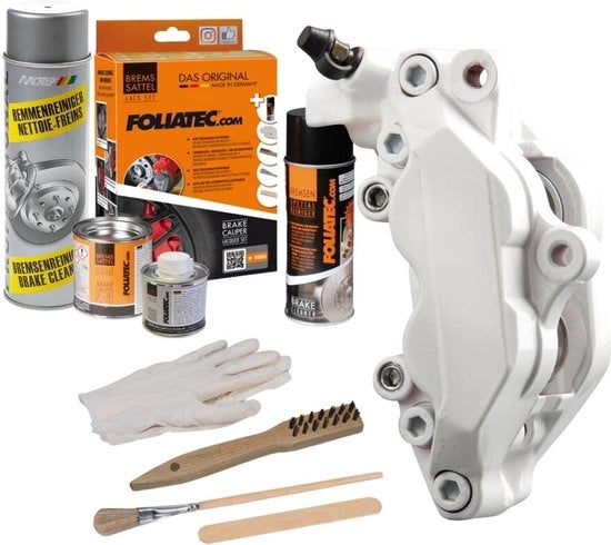 Kit di freni a 3 componenti - Pure Bianco - Incluso pulitore di freni