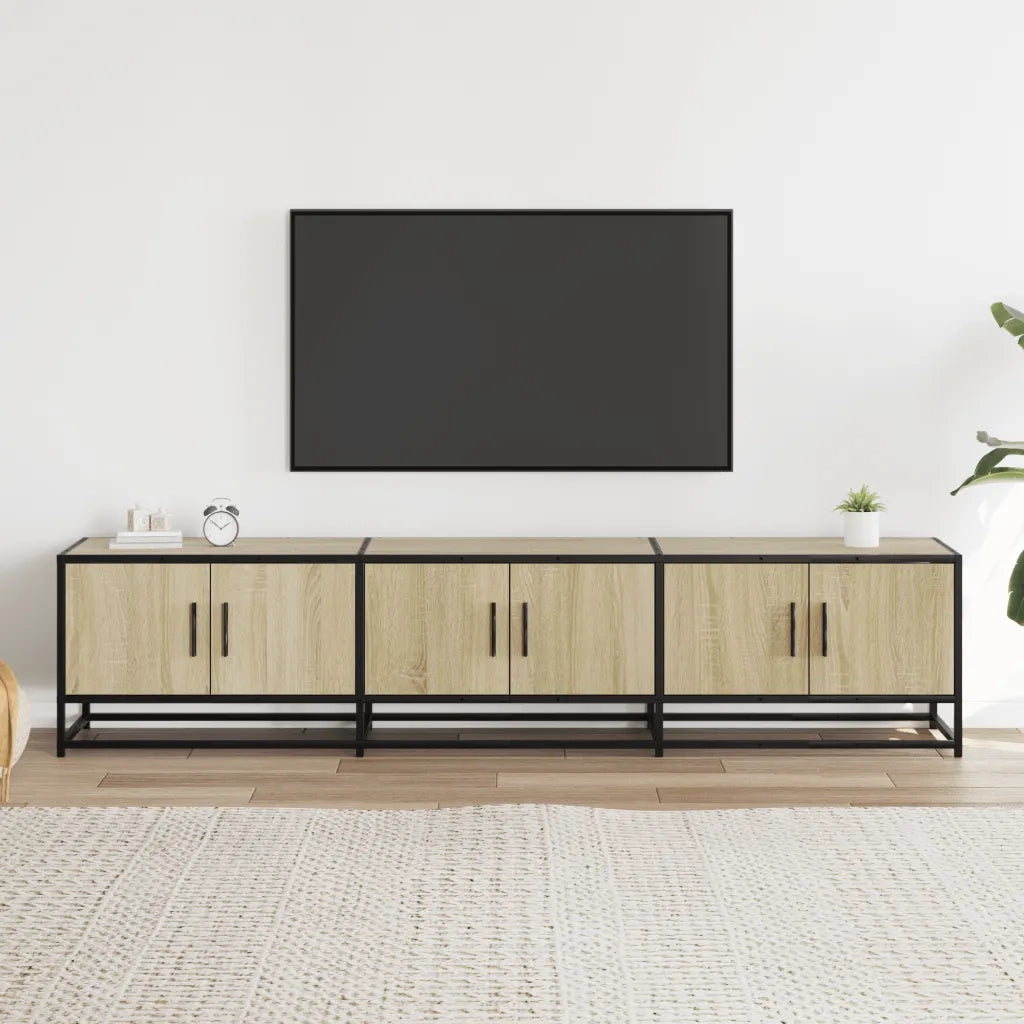 Mobile Porta TV Rovere Sonoma 180x35x41 cm in Truciolato