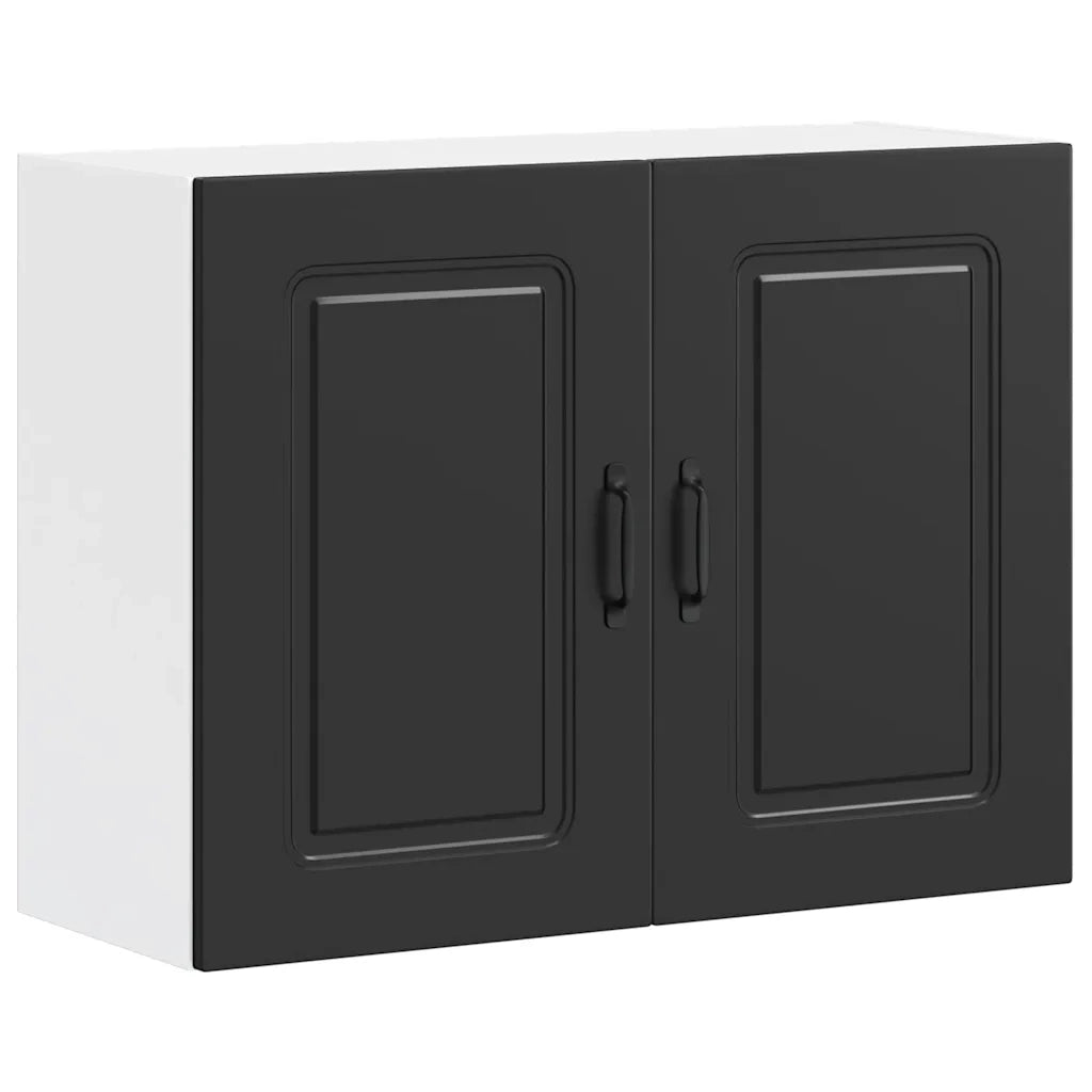 Pensile da Cucina Kalmar Nero in Legno Multistrato 853588