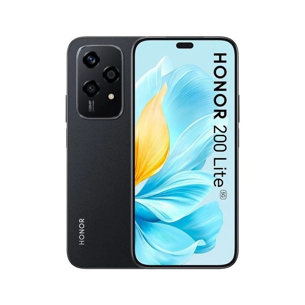 Honor 200 lite 5g tim midnight black 6.7 8gb/256gb - HO200LITEN-TIM