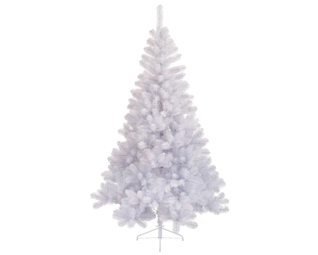 Albero di Natale Imperial Bianco Altezza cm 180