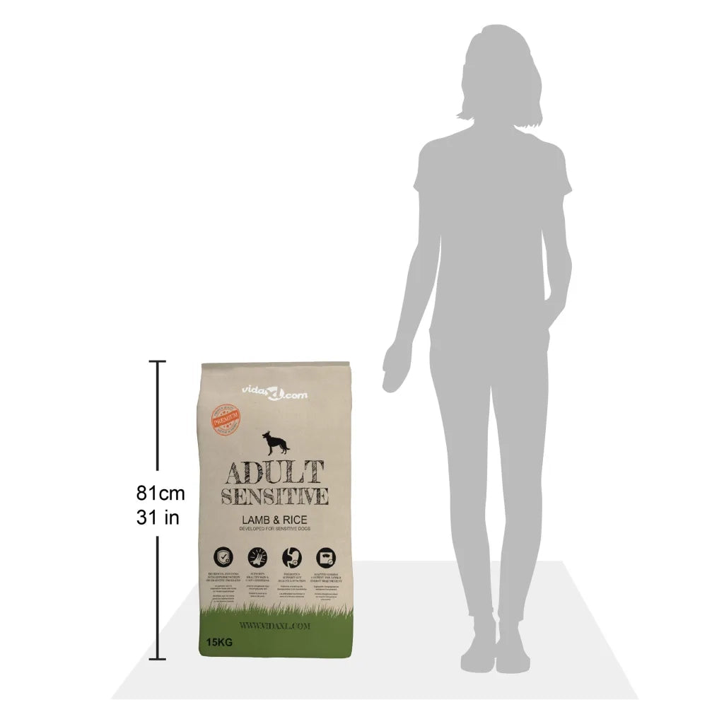 Cibo Secco per Cani Premium Adult Sensitive Lamb & Rice 15 kg 170491