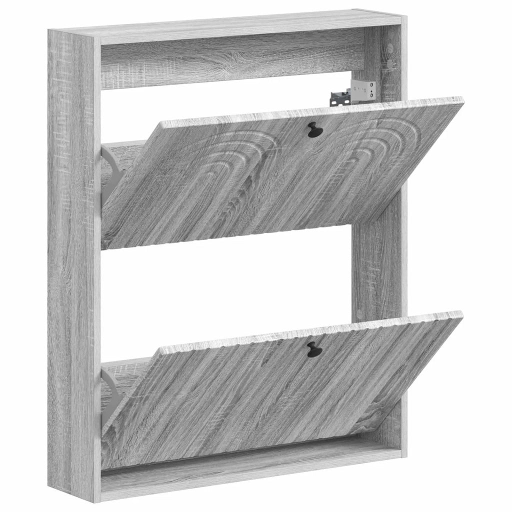 Mobiletto per Scarpe da Muro ALKMAAR 71 x 17 x 86 cm 896201