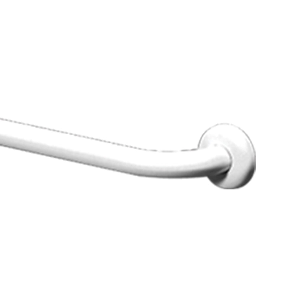 Maniglia cm 60 bagni disabili goman in acciaio inox bianco