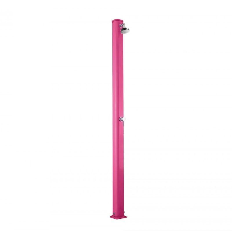 Doccia Solare Jolly 25 Litri In Alluminio Con Miscelatore Colore Fuxia Cv-A600/4003