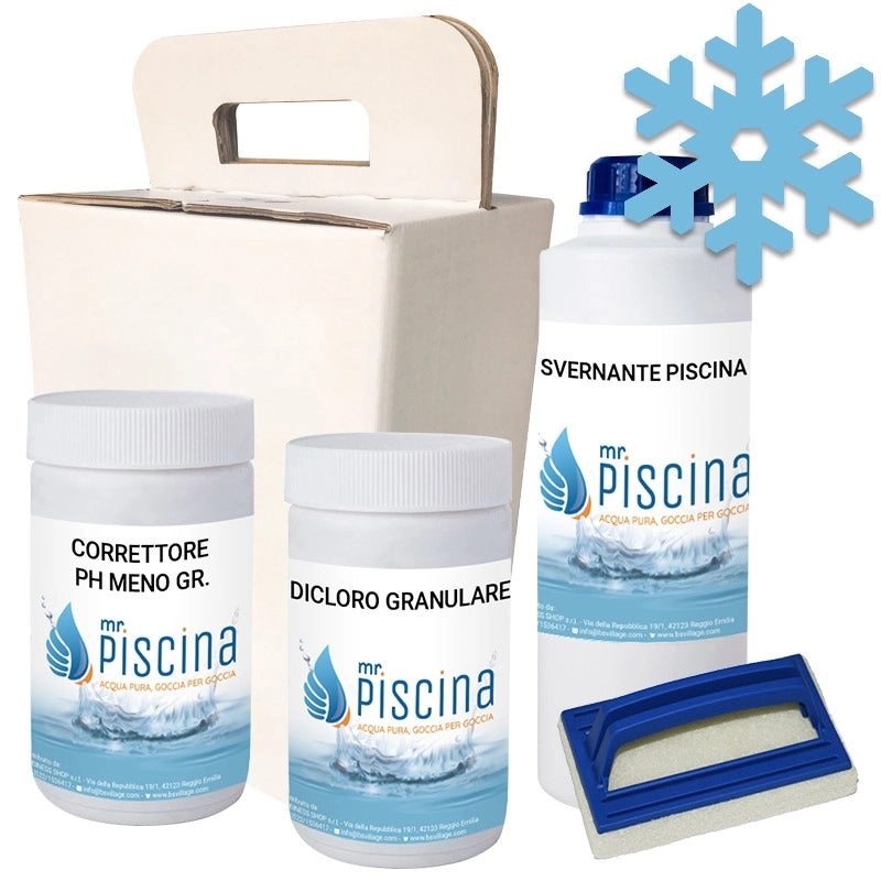 KIT SVERNANTE per piscine Volume piscina: Fino a 10 m³