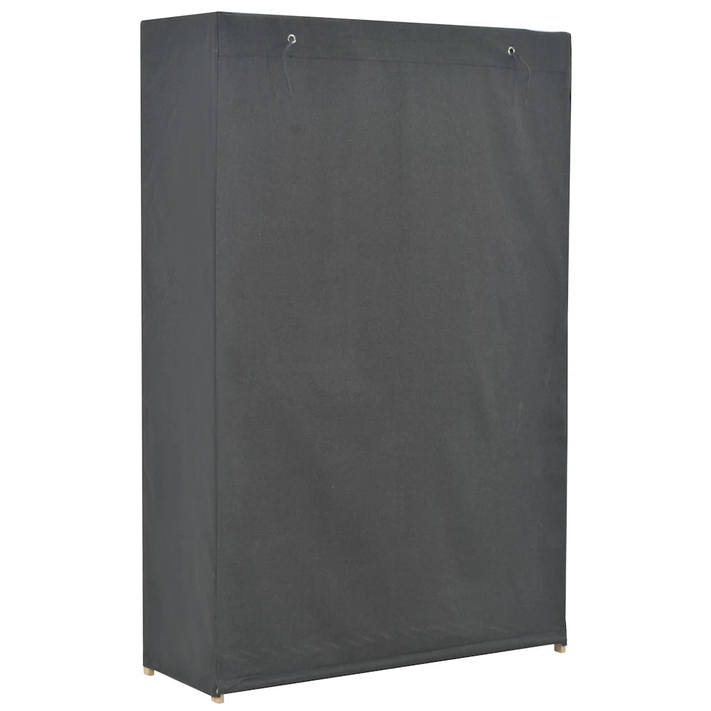 Armadio a 3 Ripiani Grigio 110x40x170 cm in Tessuto CFW2553130