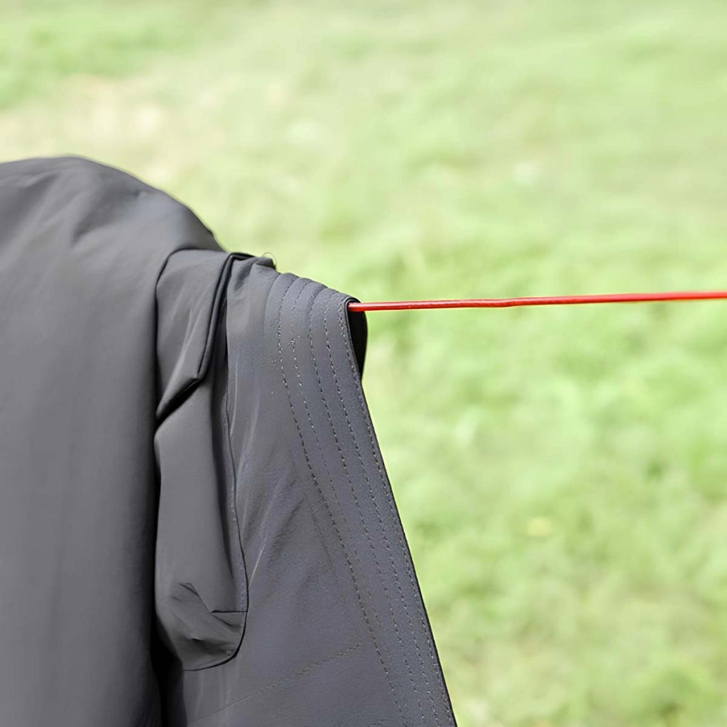 Stendibiancheria resistente da 20 m con ganci per asciugatura all'aperto Rosso Lifetime