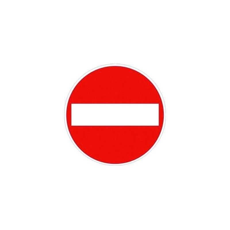 Segnali Stradali divieto divieto di accesso Fig. 47