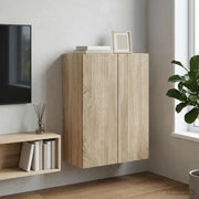 Mobiletto a muro Rovere Sonoma 66 x 34,5 x 90 cm 898397