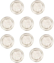 Knopen Ronde 10 Stuks - Kunststof - Sostenibile - Leggero - Per Abbigliamento - Dimensioni 10x21mm - Knoppi per Abbigliamento