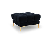 Cosmopolitan Design - Pouf "Bali" in velluto blu scuro 