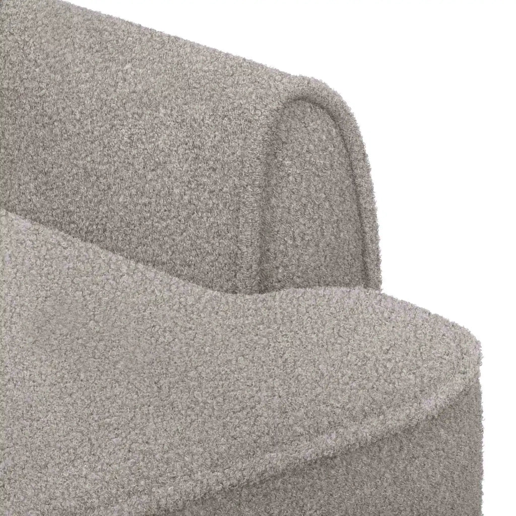 Loveseat con bottoni imbottiti Grigio Chiaro 117 x 67 x 77 cm 42041822