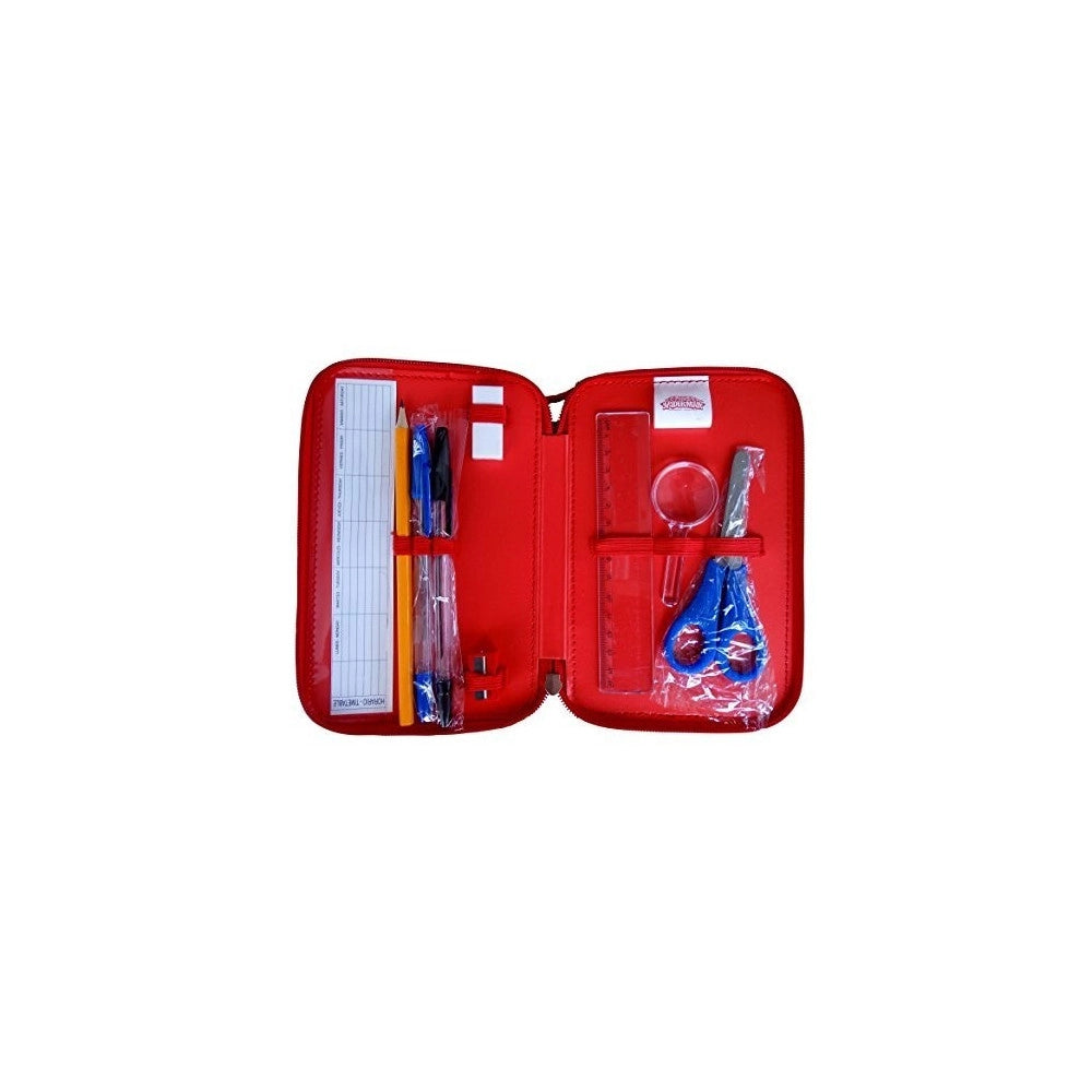 Trade Shop - Astuccio Topolino Mickey Mouse Disney 3 Zip 20x13x6.5cm Scomparto Accessoriato Scuola -