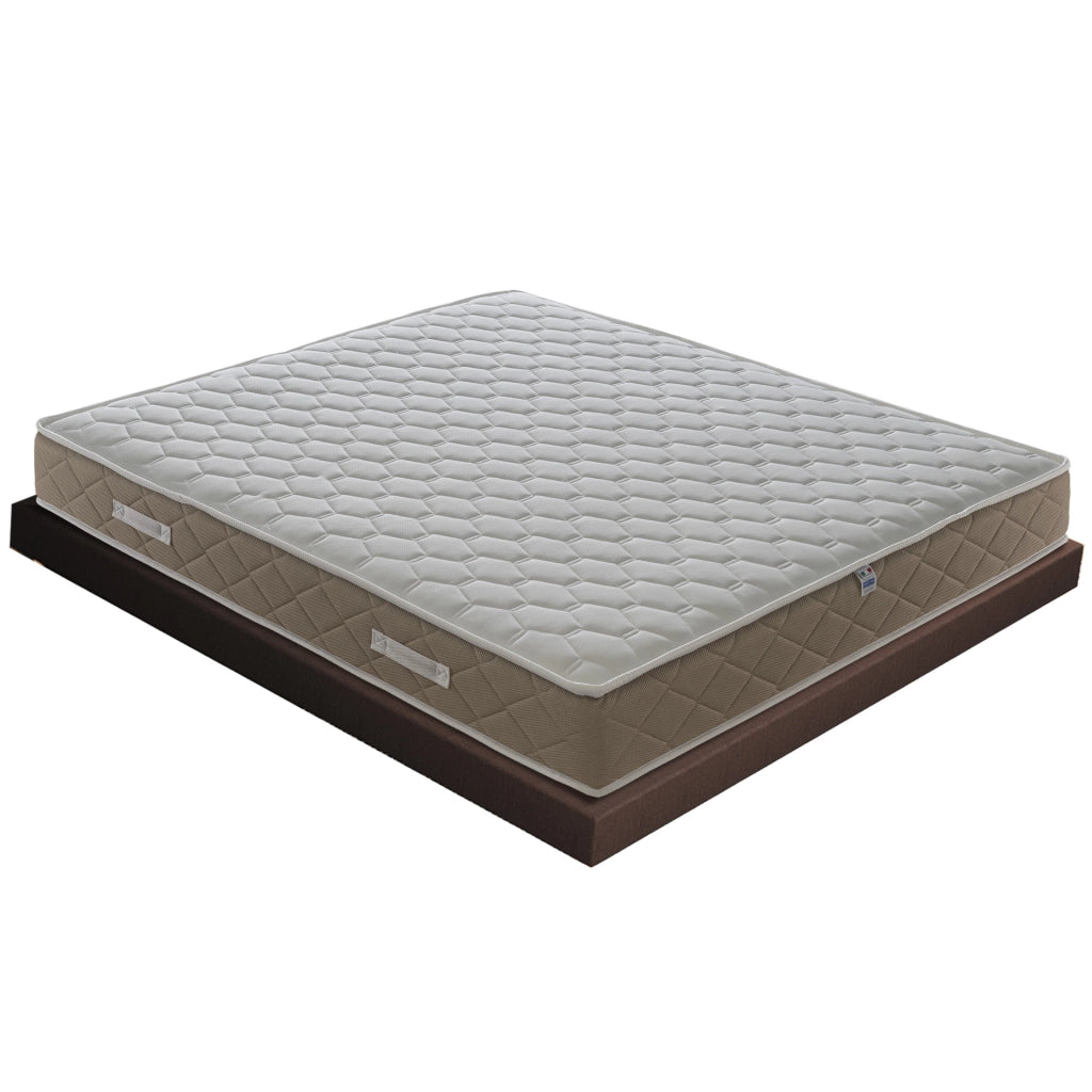Materasso Matrimoniale 200x200 a molle insacchettate e memory foam, Gold Relax, Alto 25 cm, 4 cm memory Gel